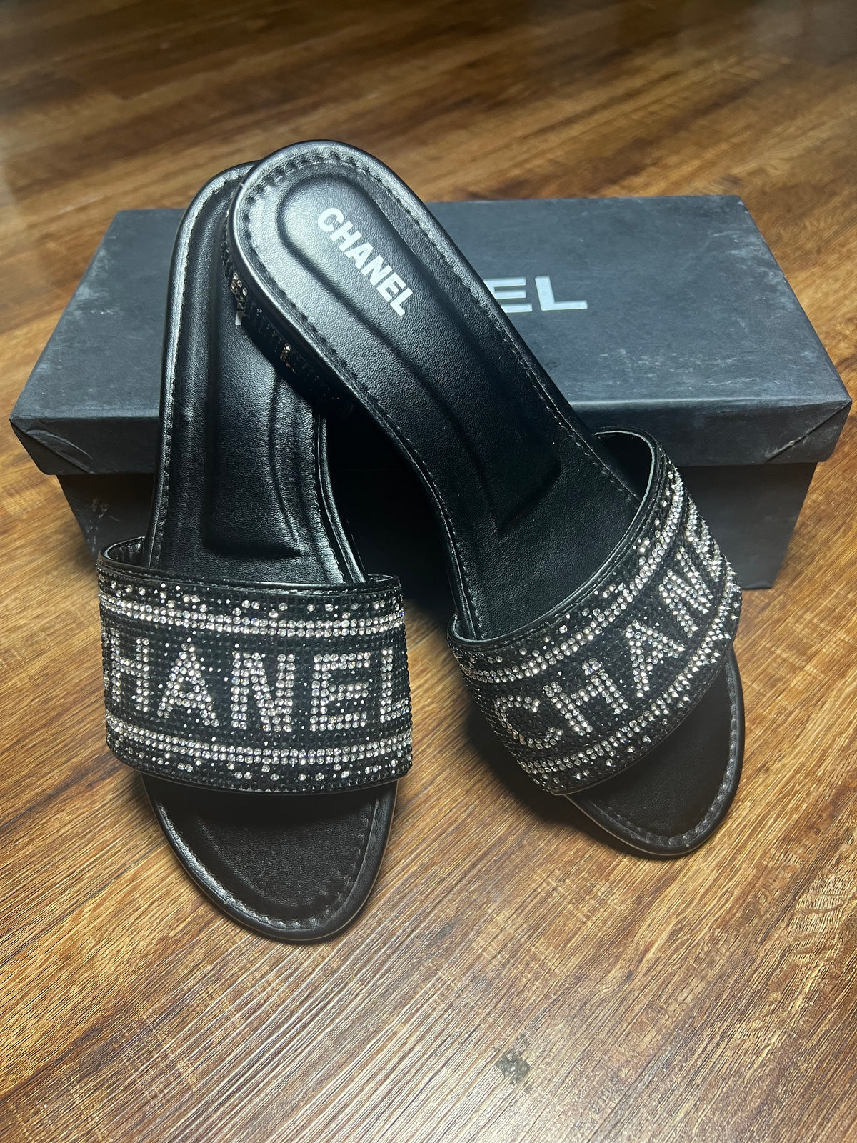 Chanel Slippers - Black