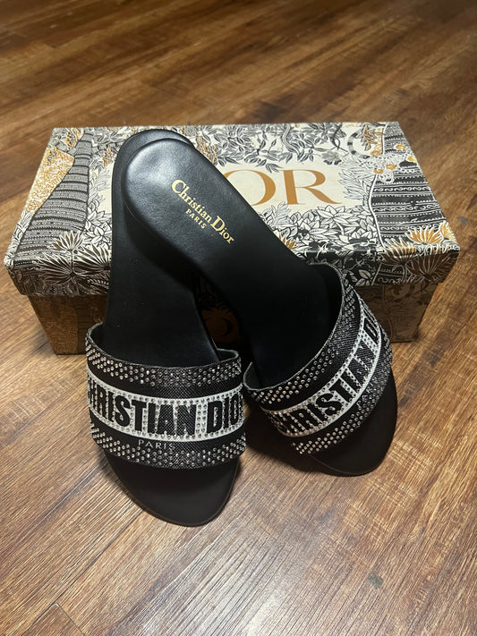 Dior Slippers - Black