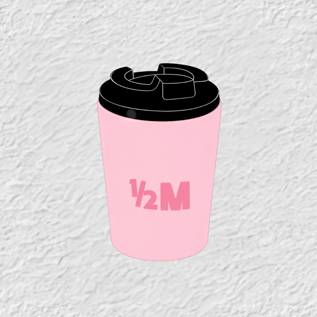 1/2 M Pink Phone Sticker Charm