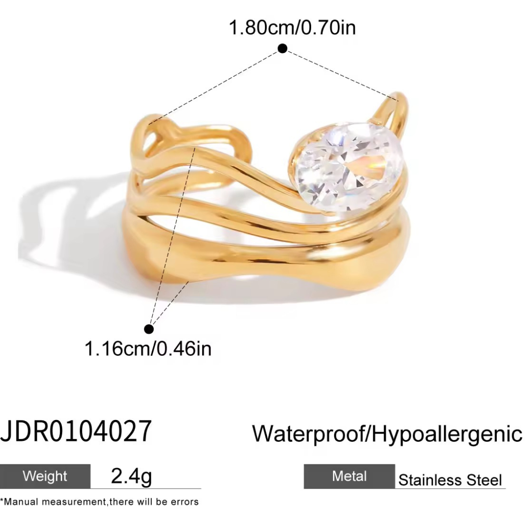Flicker Stone Ring