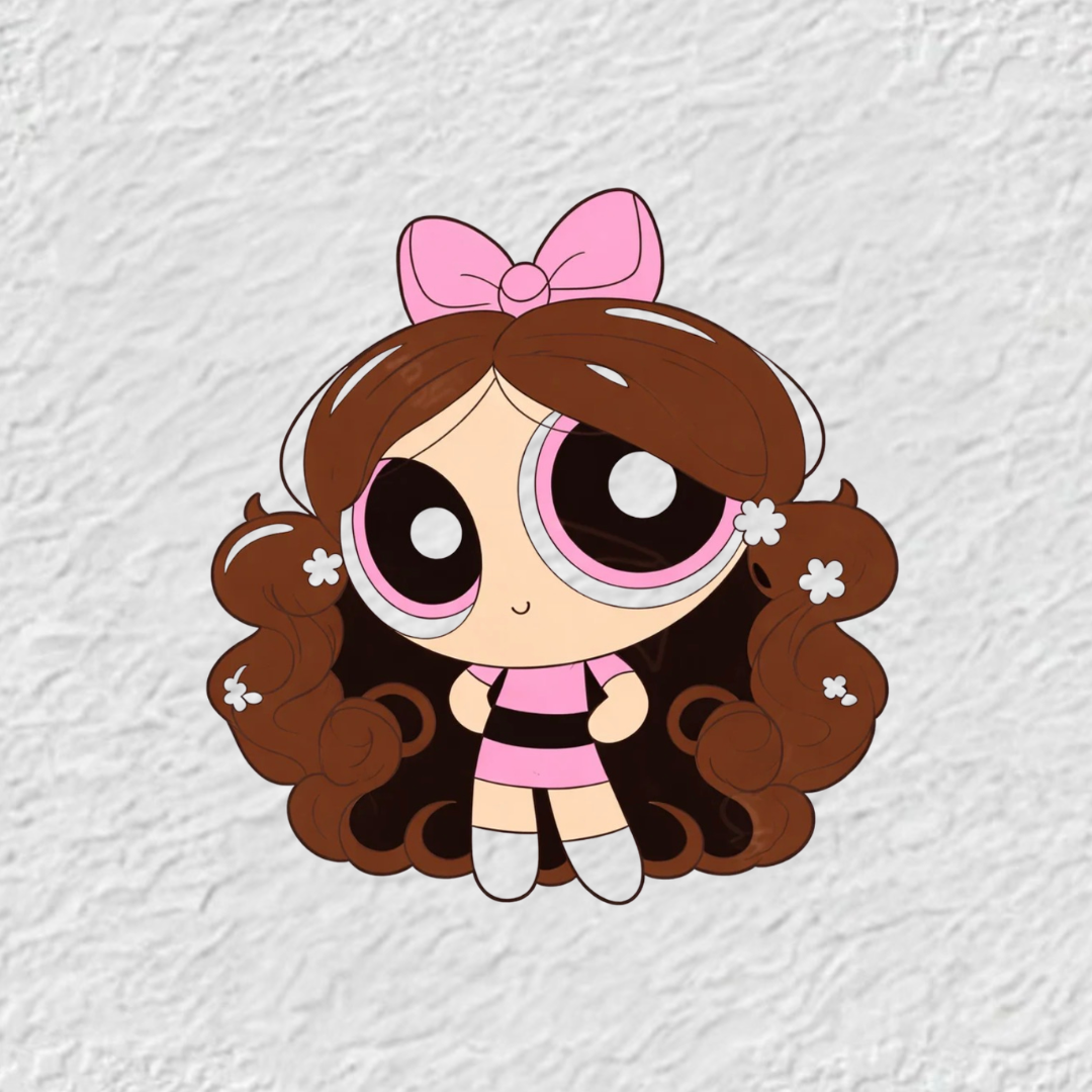 Cute Doll Phone Sticker Charm