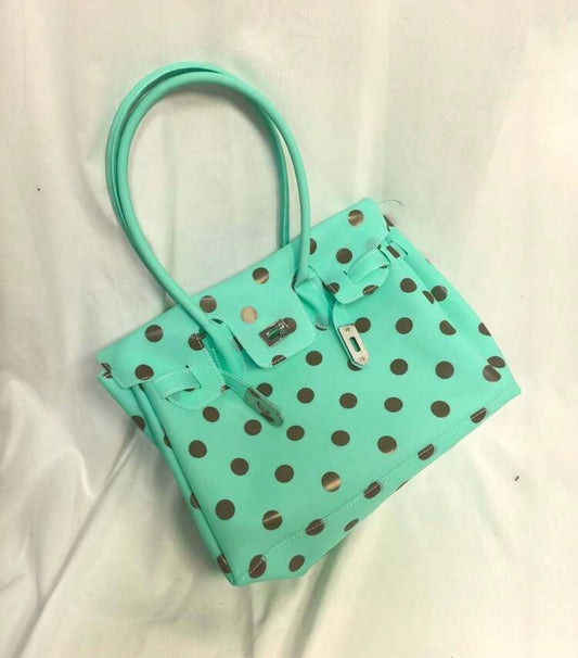 Green Polka Dot Jelly Bag