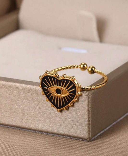 Black Heart Dalia Ring