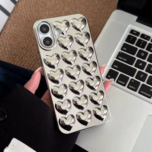 Bubble Phone Case - Silver