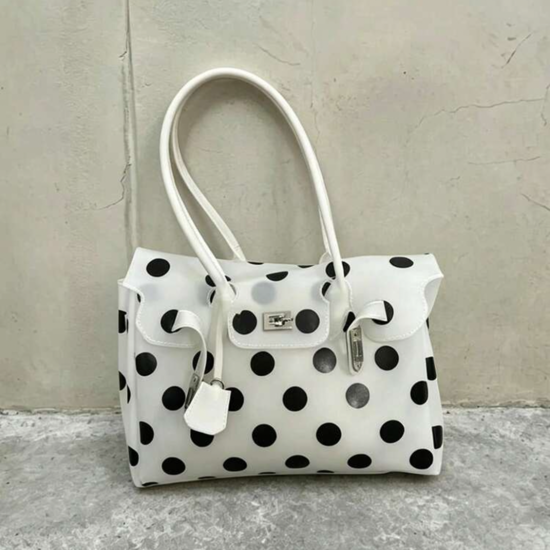 White Polka Dot Jelly Bag