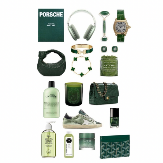 Green & Matcha Phone & Laptop Sticker Sheet