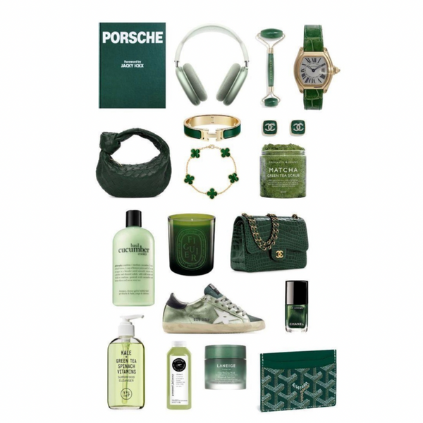 Green & Matcha Phone & Laptop Sticker Sheet