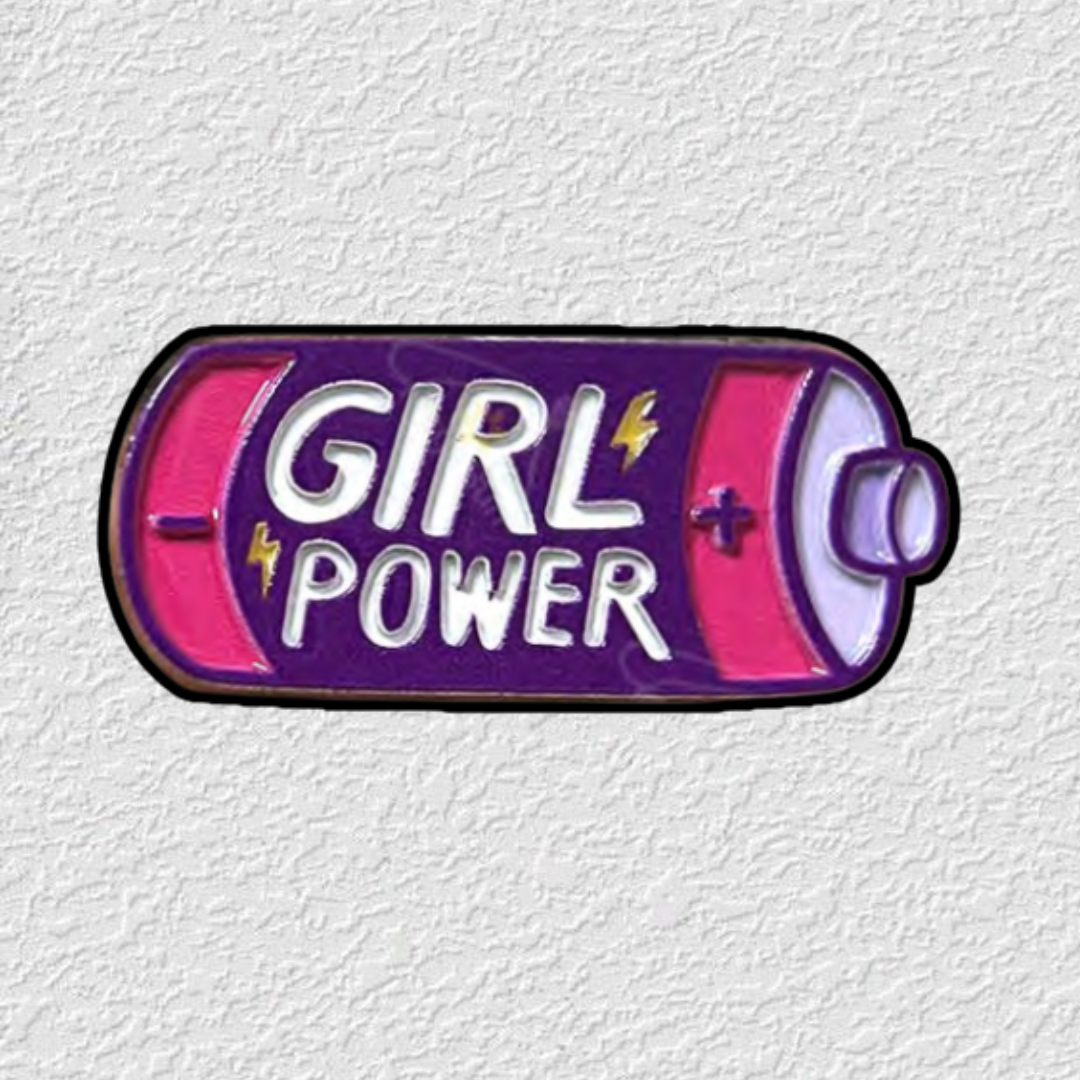 Girl Power Phone Sticker Charm