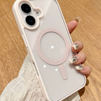 Transparent Pink Phone Cover