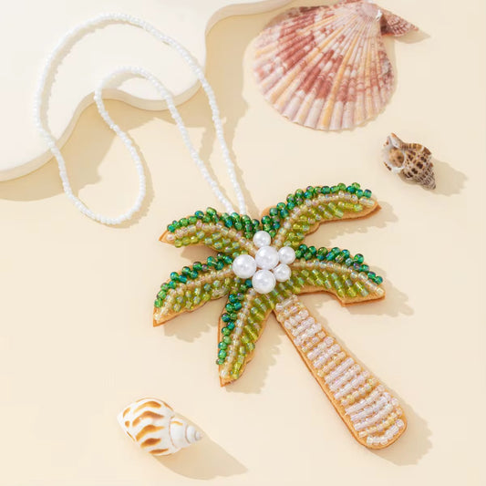 Palm Tree - Green Bag Charm