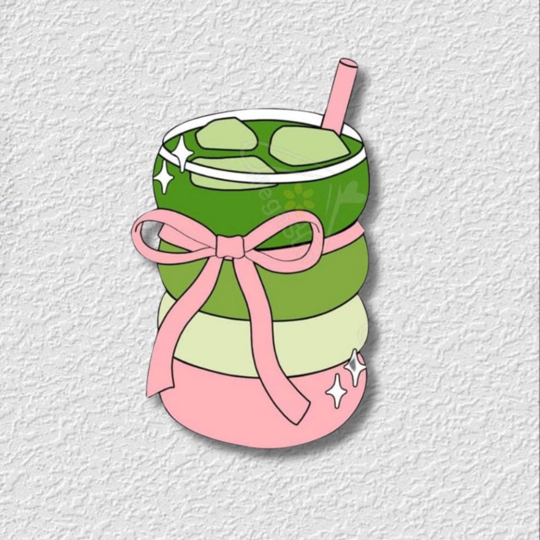 Matcha Phone Sticker Charm