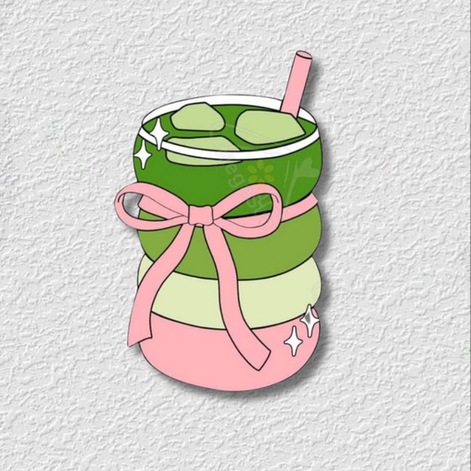 Matcha Phone Sticker Charm