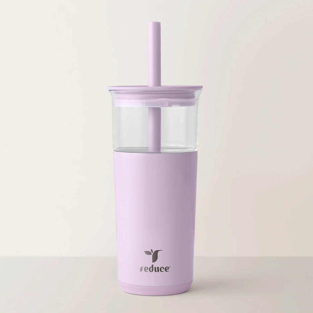 Ice Coffee Tumbler - Lilac 20 Oz