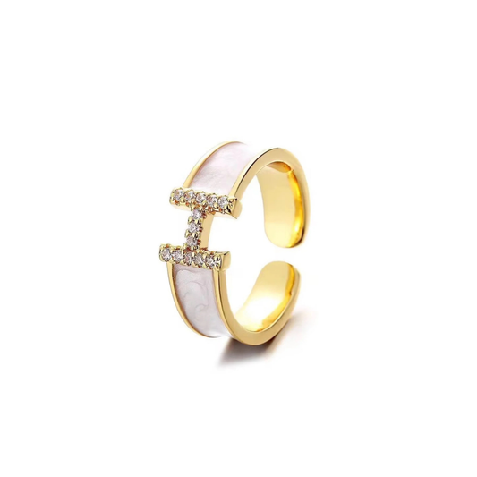 White Whisper Ring