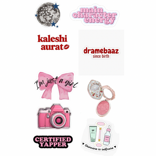 Kaleshi Aurat Phone & Laptop Sticker Sheet