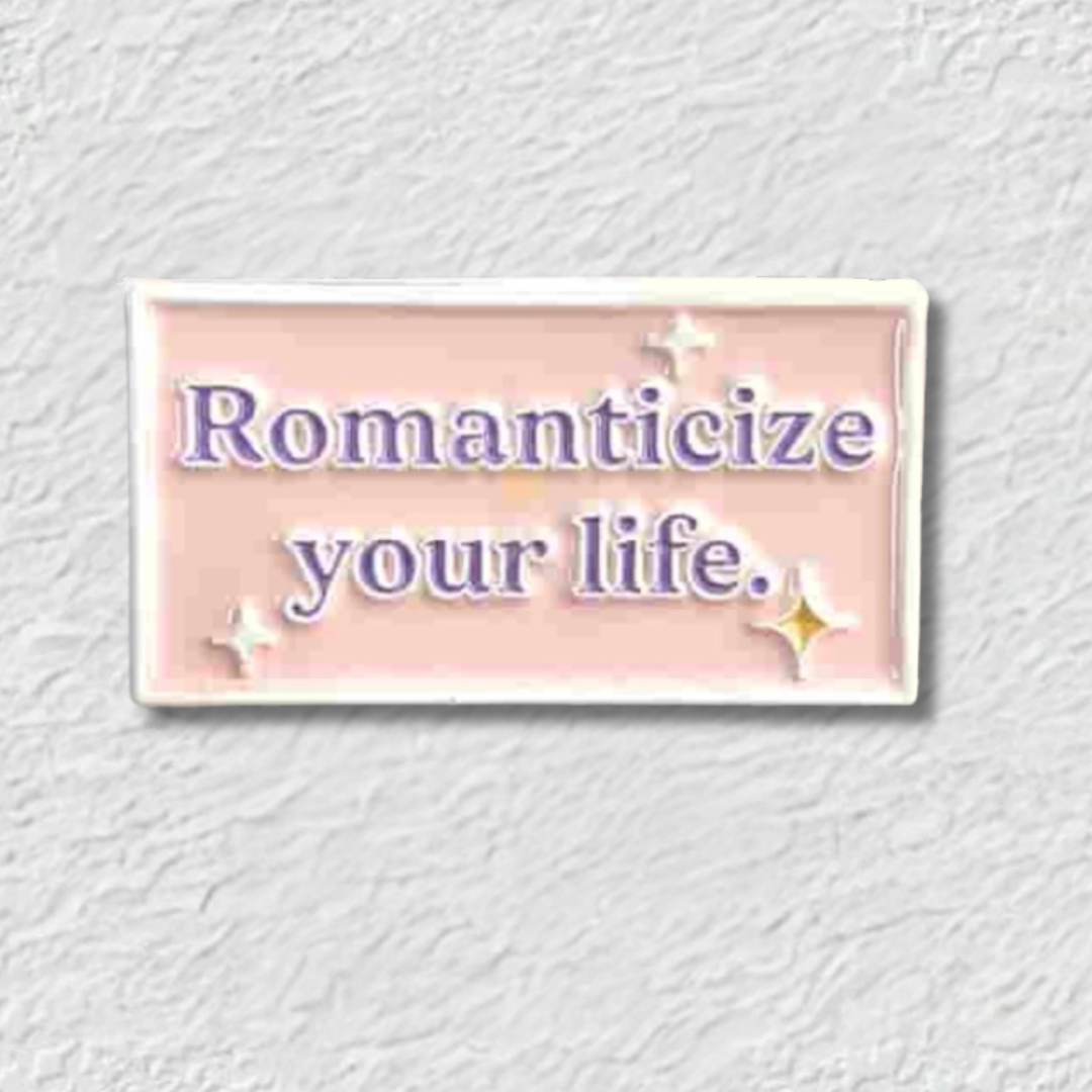 Romanticize Your Life Phone Sticker Charm