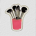 Brush set Phone Sticker Charm