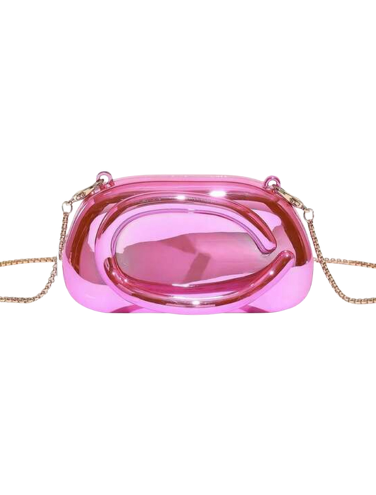 DAHLIA CLUTCH - PINK MINI