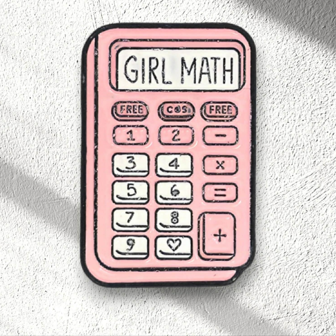 Girl Math Phone Sticker Charm