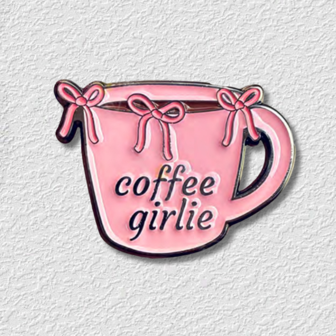 Coffee Girly Phone Sticker Charm