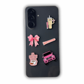 Metal Phone Sticker Charm Bundle 10 ( Pack of 5 )