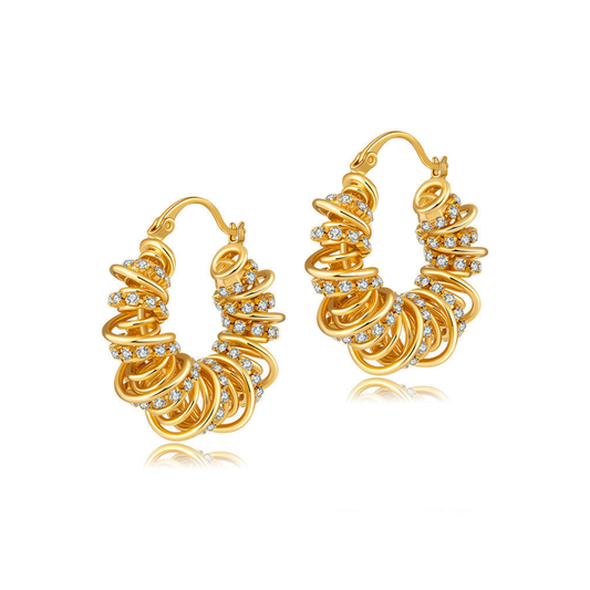 Gilded Hoops