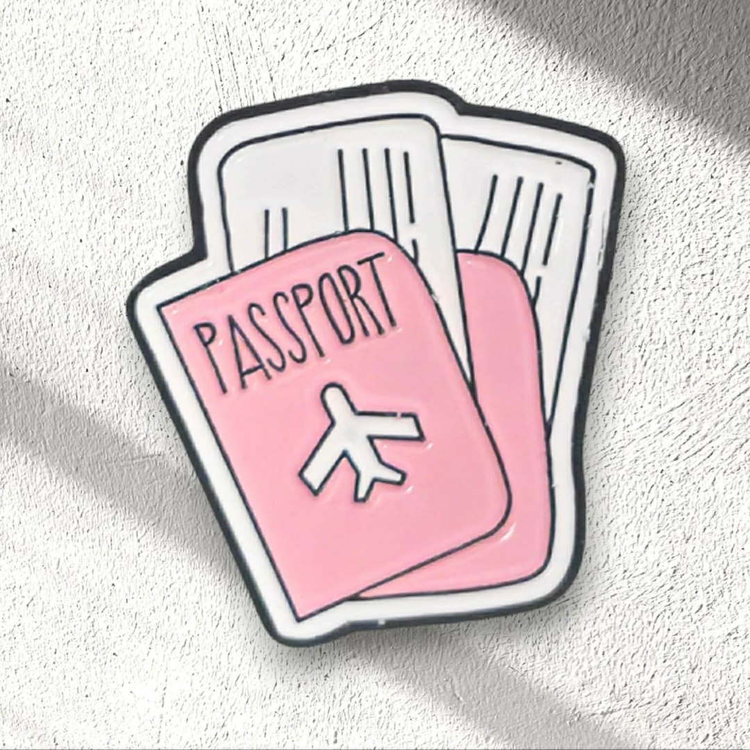 Passport Phone Sticker Charm