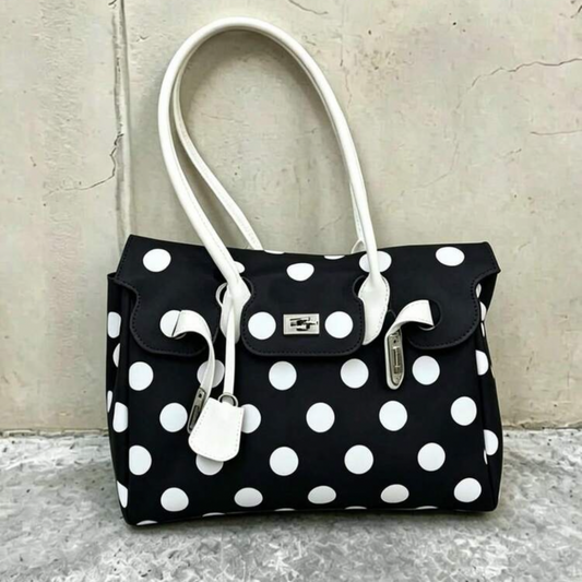 Black Polka Dot Jelly Bag
