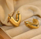 Heart Drop Hoops