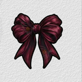 Bow Phone Sticker Charm