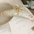 Starfish Hair Claw - Green