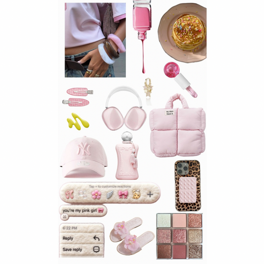 Barbie Theme Phone & Laptop Sticker Sheet