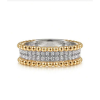 Diana Silver Gold Band