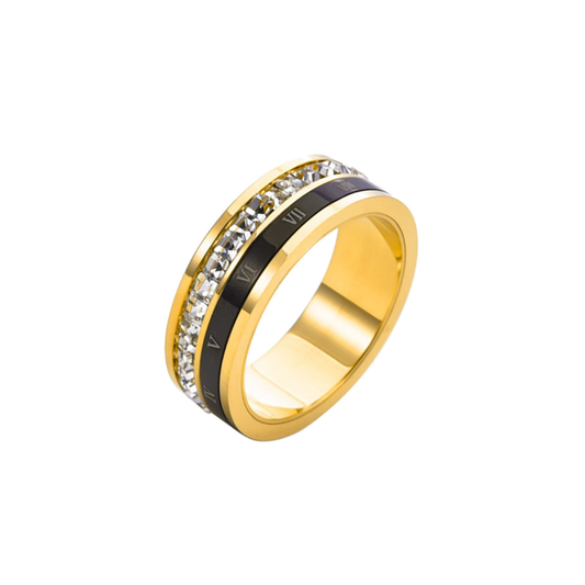 Black Glimmer Ring