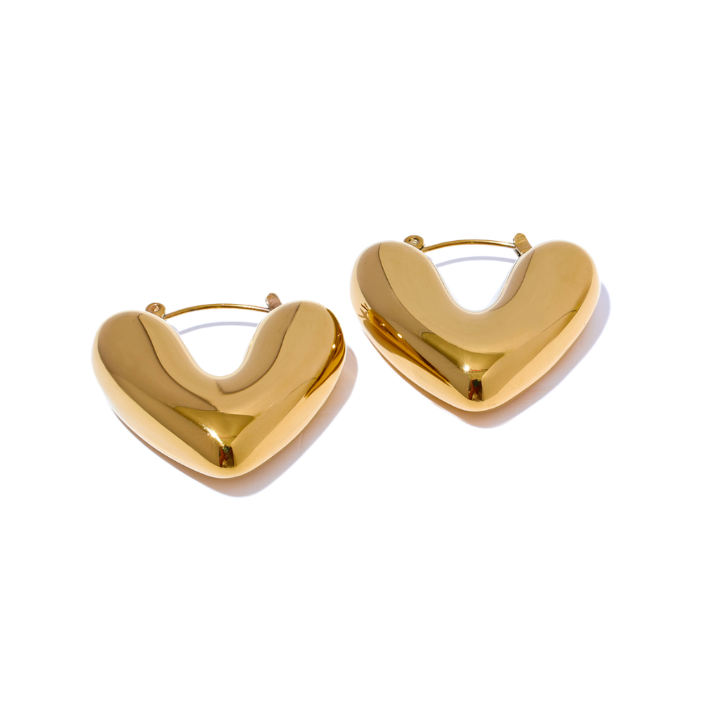 Heart Drop Hoops