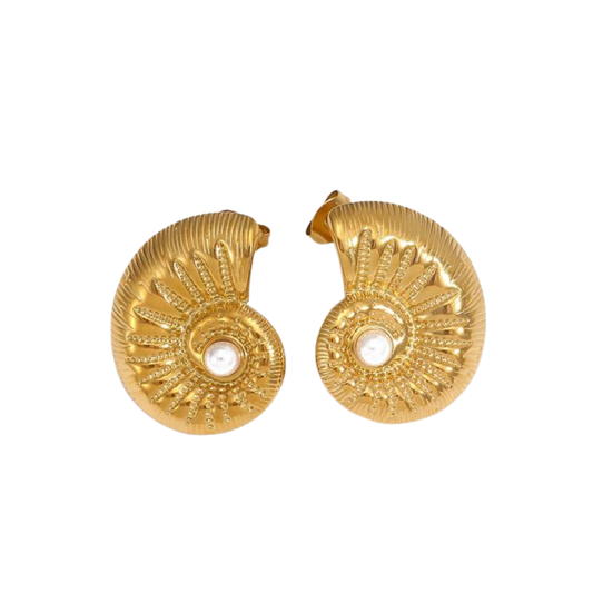 SHELL DROP EARRINGS
