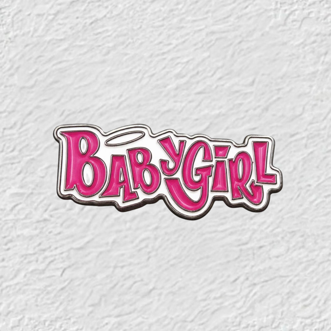 Baby Girl Phone Sticker Charm