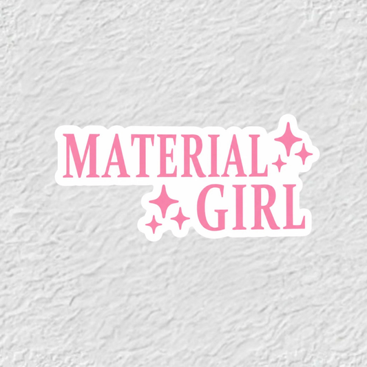 Material Girl Phone Sticker Charm