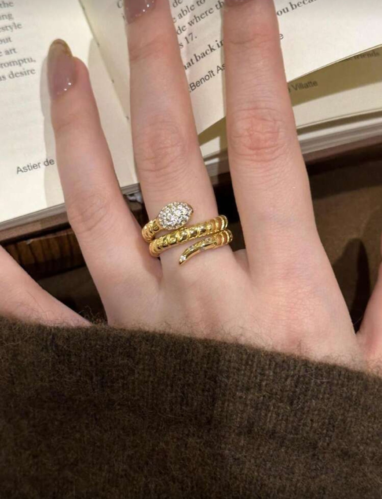 Snake Lire Ring