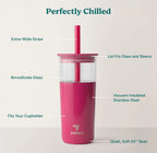 Ice Coffee Tumbler - Yellow 20 Oz