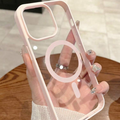 Transparent Pink Phone Cover