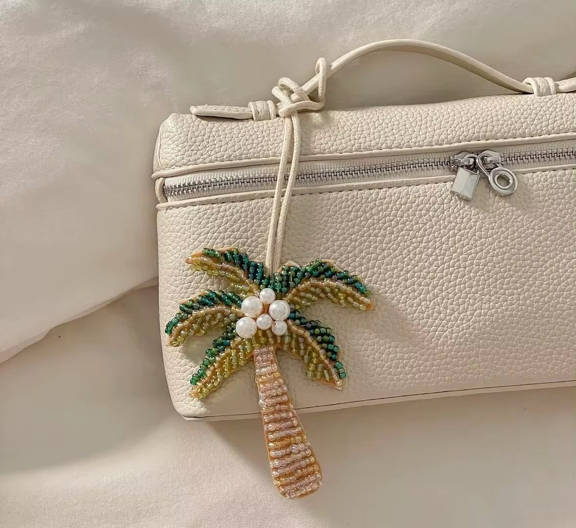 Palm Tree - Green Bag Charm