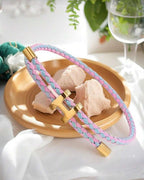 Harper Bracelet - Pink Blue