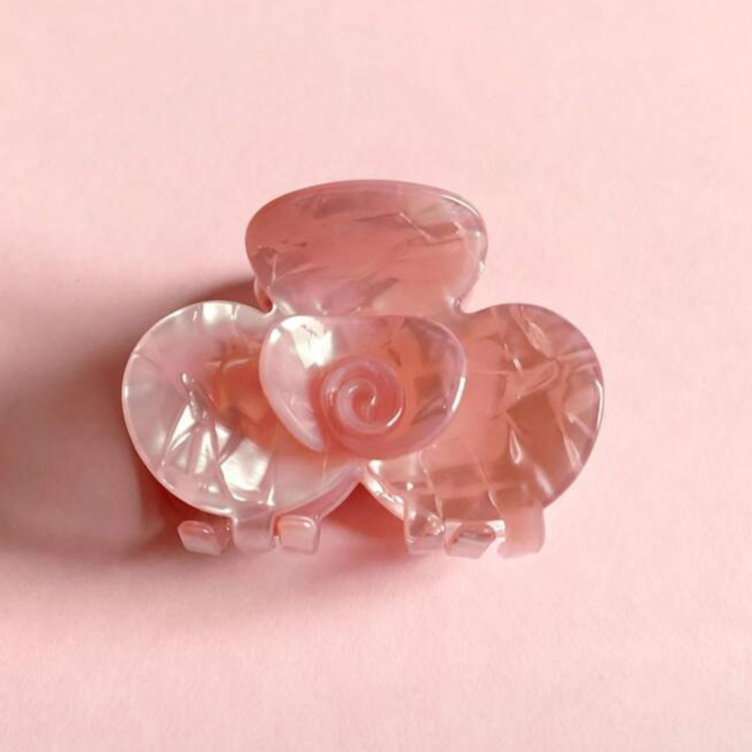 Rose Quartz Hair Claw