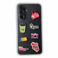 Metal Phone Sticker Charm Bundle 4 ( Pack of 7 )
