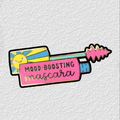 Mood boosting Mascara Phone Sticker Charm