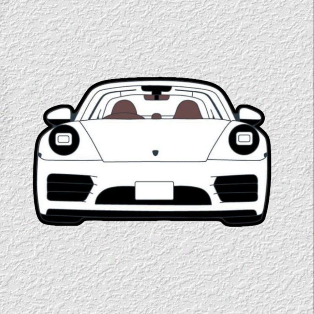Car Phone Sticker Charm