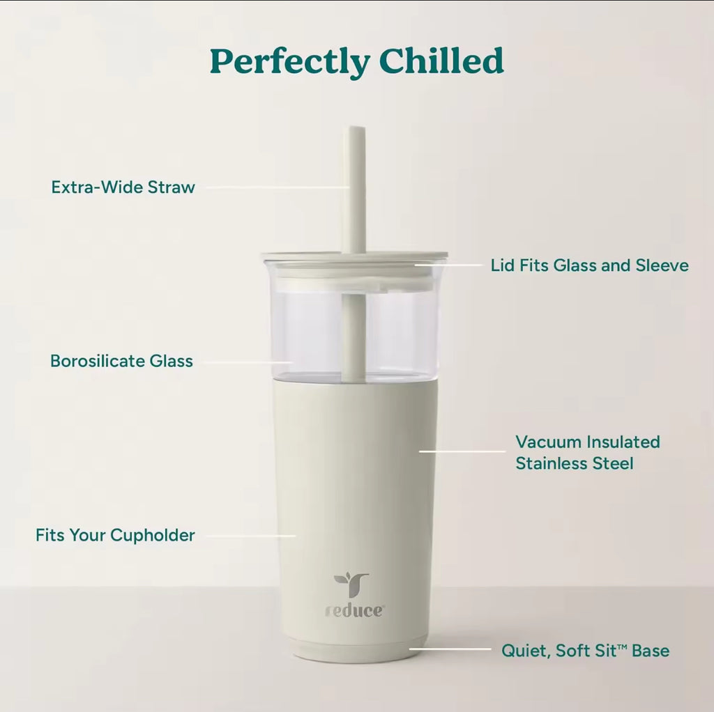 Ice Coffee Tumbler - Yellow 20 Oz