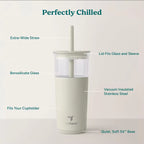 Ice Coffee Tumbler - Yellow 20 Oz