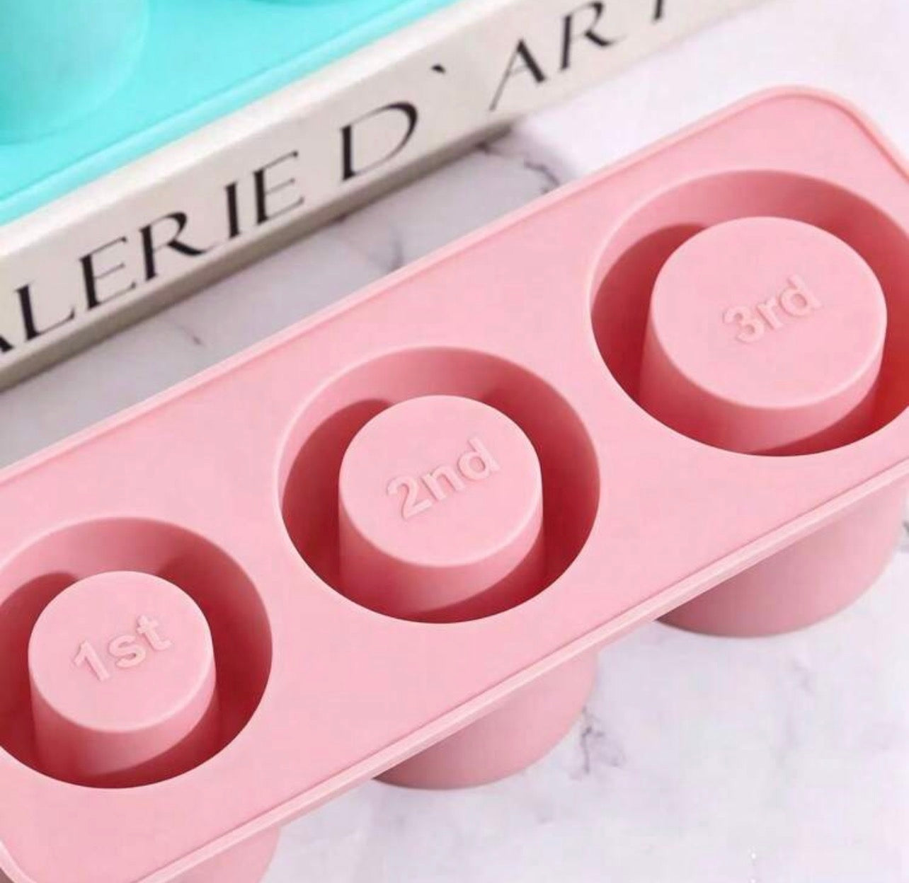 Pink Ice Cube Tray